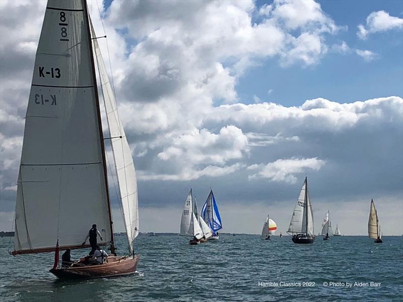 Hamble Classics Regatta 2022 photo copyright Aiden Barr taken at Hamble River Sailing Club and featuring the 8m class