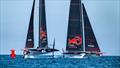 Alinghi Red Bull Racing - LEQ12 and  AC40-7 - Day 31/3, June 5, 2023 © Alex Carabi / America's Cup