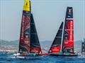 Emirates Team New Zealand Women and Youth teams sail their AC 40 in Barcelona