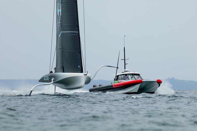 AC37 Joint Recon Program - America's Cup Recon - Emirates Team New Zealand - AC40 Day 3, September 22, 2022 - photo © Adam Mustill / America's Cup