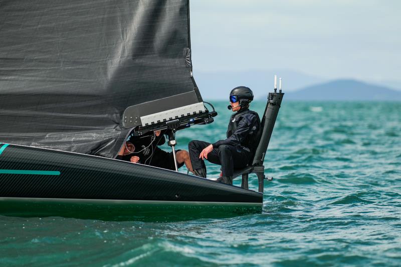 America's Cup Recon Emirates Team New Zealand  - AC40 - Day 4 - September 28, 2022 photo copyright Adam Mustill/America's Cup taken at Royal New Zealand Yacht Squadron and featuring the AC40 class