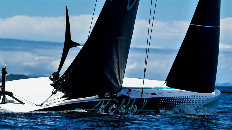 Emirates Team New Zealand - AC40 - Waitemata Harbour - Auckland - November 16, 2022 - photo © Adam Mustill / America's Cup