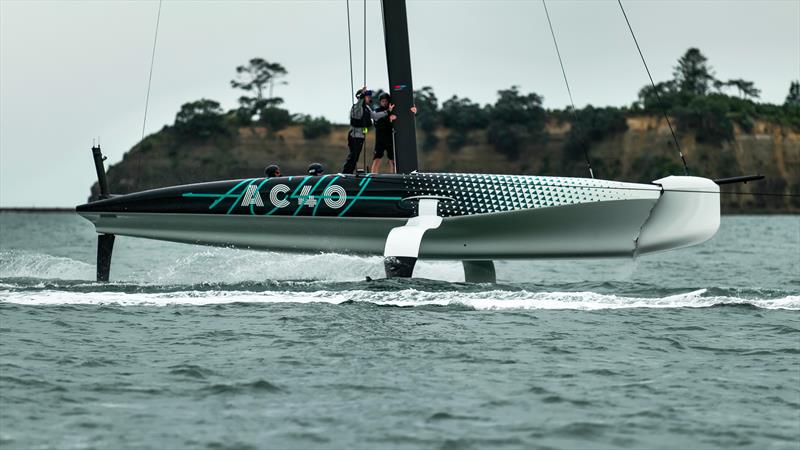 Emirates Team New Zealand - AC40 - Waitemata Harbour - Auckland - November 21, 2022 - photo © Adam Mustill / America's Cup