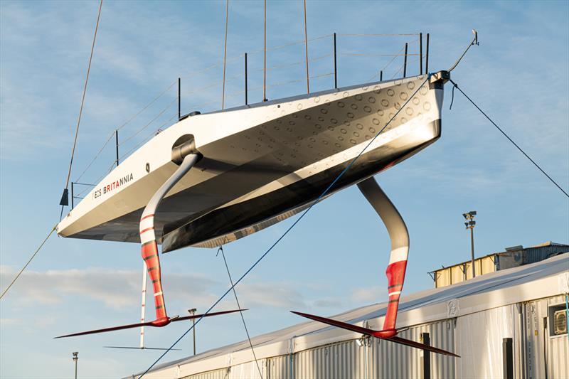 INEOS Britannia - Tow Test #2 - November 24, 2022 - Majorca photo copyright Ugo Fonolla / America's Cup taken at Royal Yacht Squadron and featuring the AC40 class