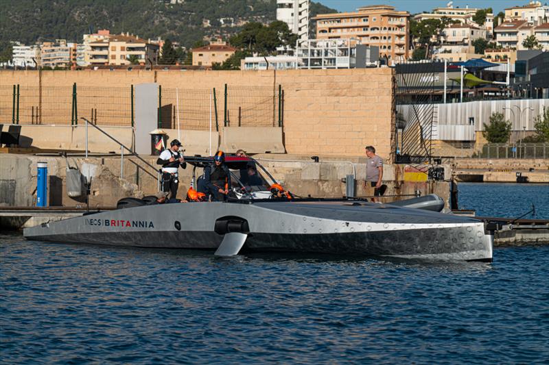 INEOS Britannia - Tow Test #2 - November 24, 2022 - Majorca - photo © Ugo Fonolla / America's Cup