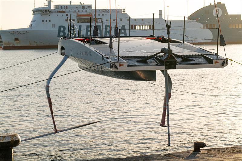 INEOS Britannia - Tow Test #2 - November 24, 2022 - Majorca - photo © Ugo Fonolla / America's Cup