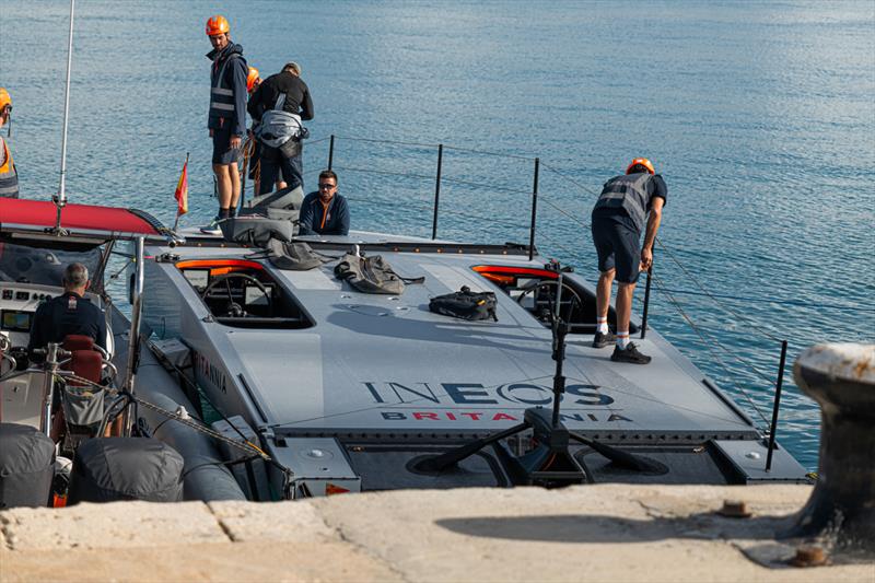 INEOS Britannia - Tow Test #2 - November 24, 2022 - Majorca - photo © Ugo Fonolla / America's Cup