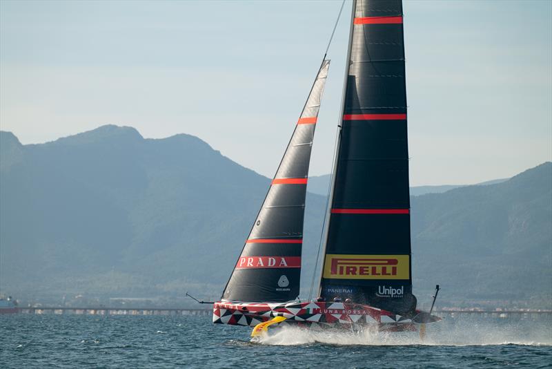 Luna Rossa Prada Pirelli - LEQ12 - Day 9 - November 27, 2022 - Cagliari photo copyright Ivo Rovira / America'sCup taken at Circolo della Vela Sicilia and featuring the AC40 class