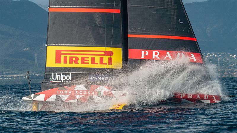 Luna Rossa Prada Pirelli -  LEQ12 - November 22, 2022 - Cagliari, Sardinia photo copyright Ivo Rovira / America'sCup taken at Circolo della Vela Sicilia and featuring the AC40 class