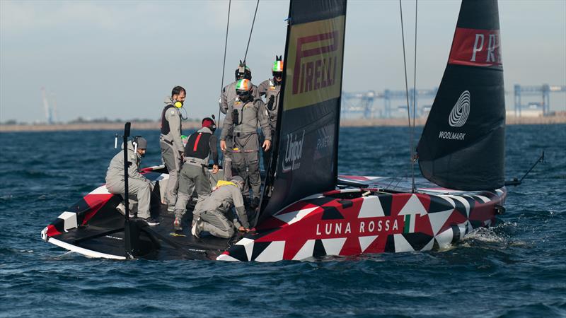 Luna Rossa Prada Pirelli - LEQ12 - November 22, 2022 - Cagliari, Sardinia - photo © Ivo Rovira / America'sCup