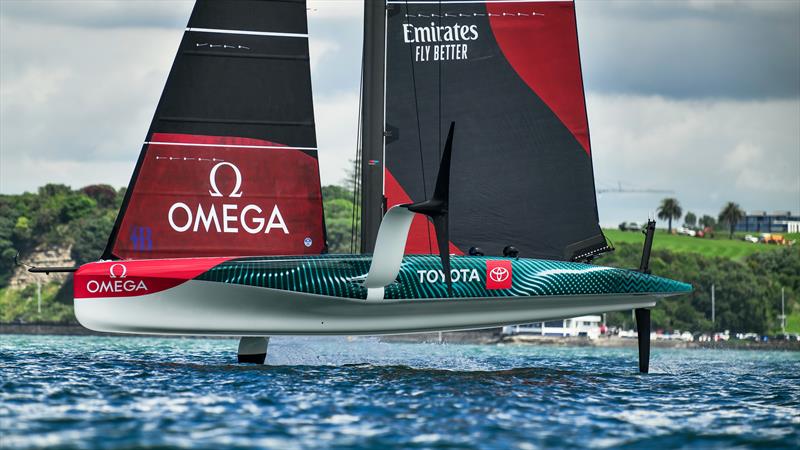 Emirates Team New Zealand -   LEQ12 - December 16, 2022 - Waitemata Harbour - photo © Adam Mustill / America's Cup