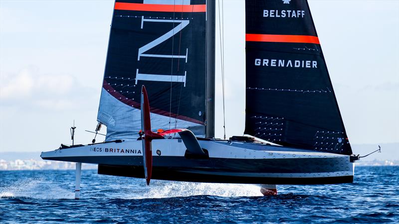 INEOS Britannia  -   LEQ12 - January 11, 2023 - Badia de Palma - Mallorca photo copyright Ugo Fonolla / America's Cup taken at Royal Yacht Squadron and featuring the AC40 class