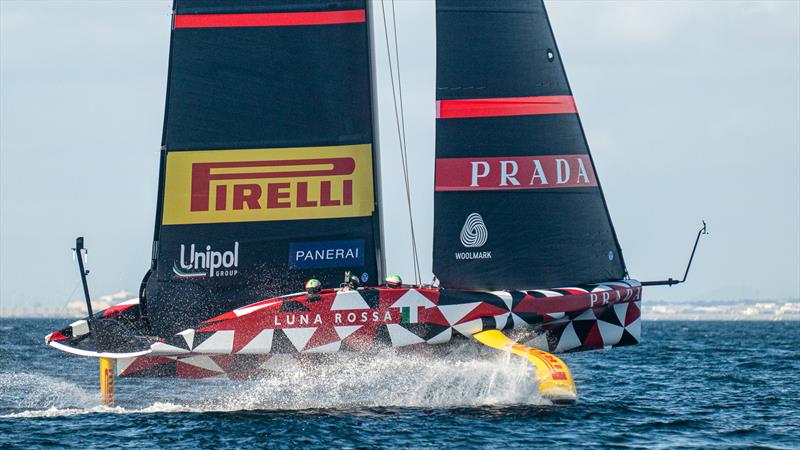 Luna Rossa Prada Pirelli -   LEQ12 - January 11, 2023 - Cagliari photo copyright Ivo Rovira / America'sCup taken at Circolo della Vela Sicilia and featuring the AC40 class