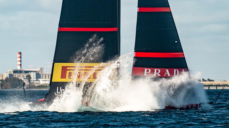 Luna Rossa Prada Pirelli -   LEQ12 - January 11, 2023 - Cagliari photo copyright Ivo Rovira / America'sCup taken at Circolo della Vela Sicilia and featuring the AC40 class