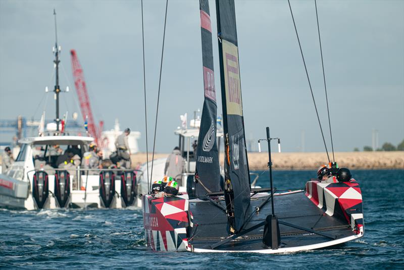 Lowered rig - Luna Rossa Prada Pirelli - LEQ12 - January 11, 2023 - Cagliari - photo © Ivo Rovira / America'sCup