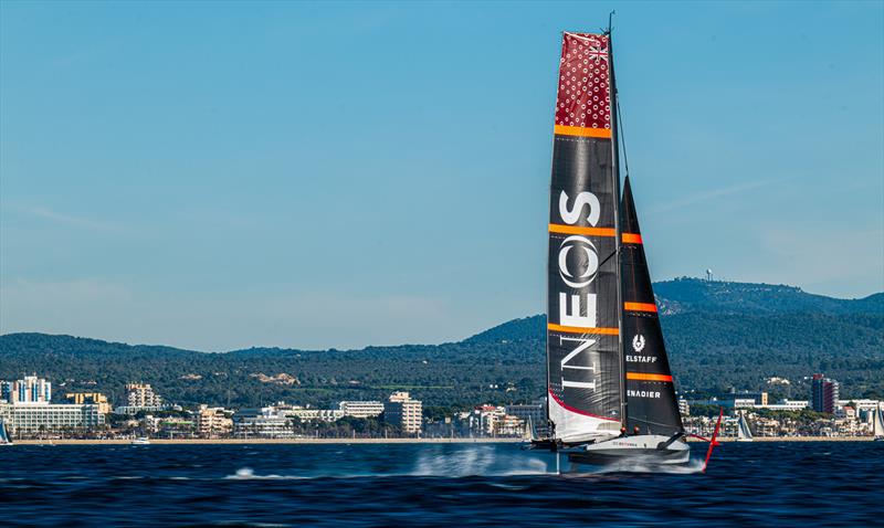 INEOS Britannia -  LEQ12 - January 14, 2023 - Barcelona photo copyright Ugo Fonolla / America's Cup taken at Royal Yacht Squadron and featuring the AC40 class