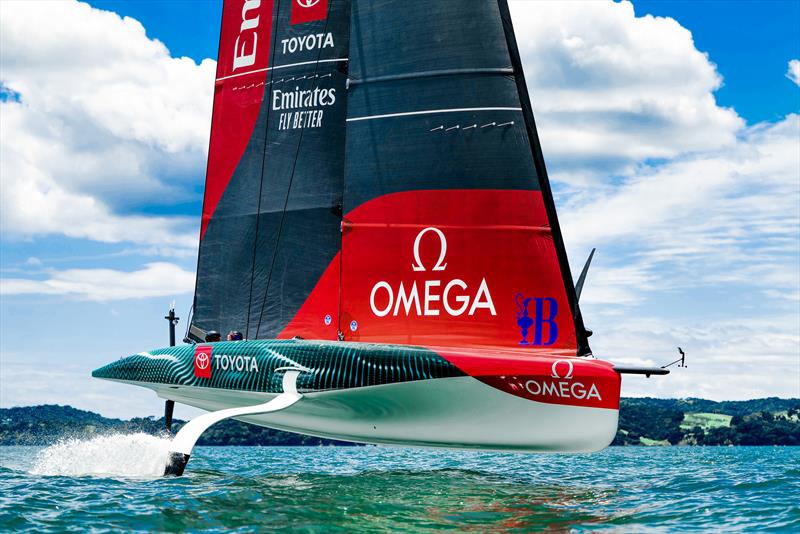 Emirates Team NZ -  AC40-1|LEQ12 - January 18, 2023 - Hauraki Gulf - photo © Adam Mustill / America's Cup