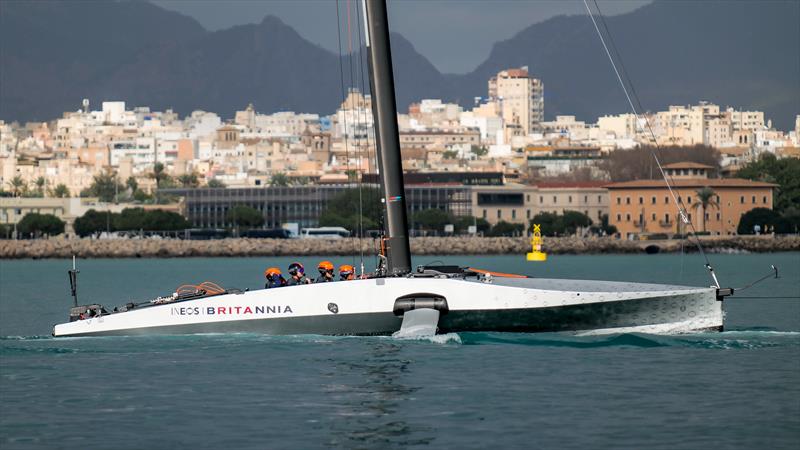 INEOS Britannia - LEQ12 - January 20, 2023 - Badia de Palma - Mallorca - photo © Ugo Fonolla / America's Cup