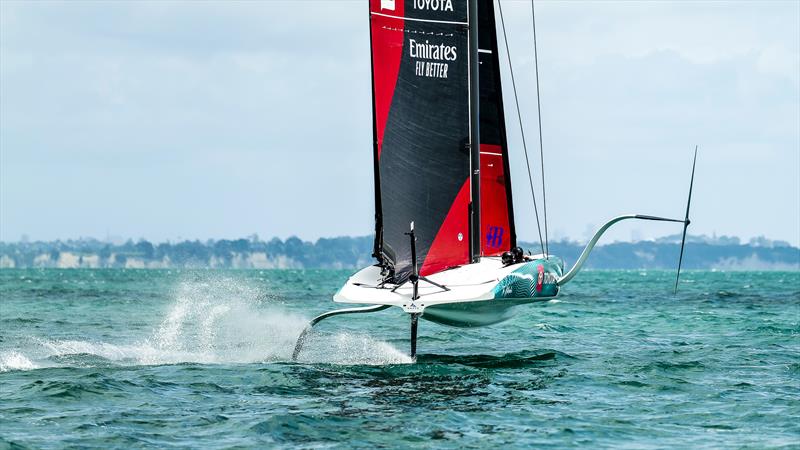 Emirates Team New Zealand's AC40-3  - Hauraki Gulf - January 24, 2023 - photo © Adam Mustill / America's Cup