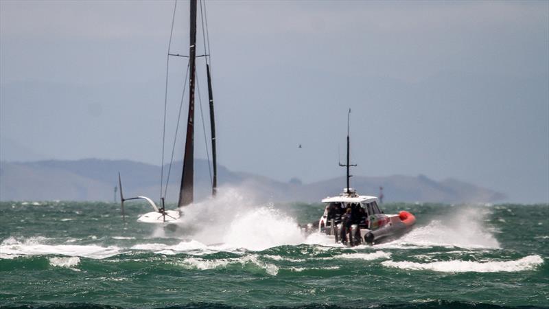 Emirates Team New Zealand's AC40-3 - Hauraki Gulf - January 25, 2023 - photo © Richard Gladwell - Sail-World.com/nz