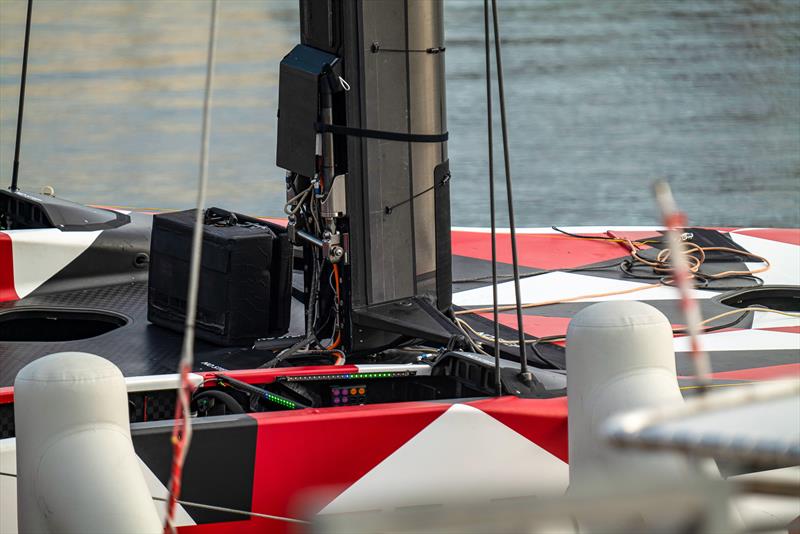 Cockpit layout - Luna Rossa Prada Pirelli -   LEQ12 - January 27, 2023 - Cagliari - photo © Ivo Rovira / America'sCup