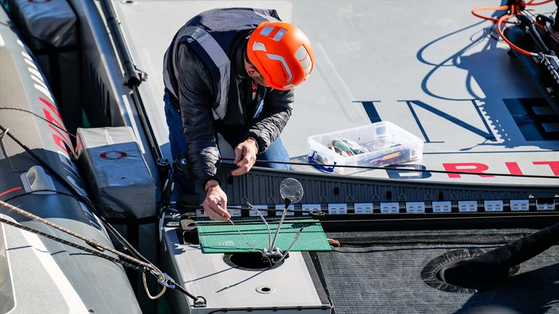 INEOS Britannia  -   LEQ12 - January 31, 2023 - Badia de Palma - Mallorca photo copyright Ugo Fonolla / America's Cup taken at Royal Yacht Squadron and featuring the AC40 class