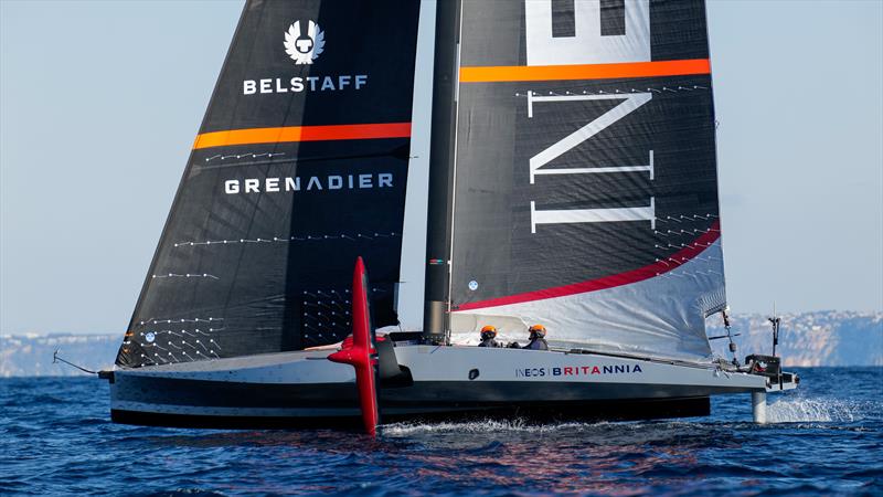 INEOS Britannia  -   LEQ12 - January 31, 2023 - Badia de Palma - Mallorca - photo © Ugo Fonolla / America's Cup