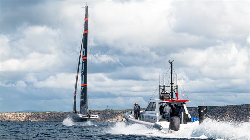 INEOS Britannia  -   LEQ12 - February 7, 2023 - Badia de Palma - Mallorca - photo © Ugo Fonolla / America's Cup