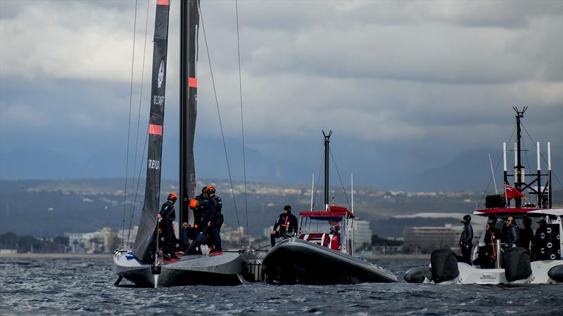 INEOS Britannia  -   LEQ12 - February 7, 2023 - Badia de Palma - Mallorca - photo © Ugo Fonolla / Volvo Ocean Race