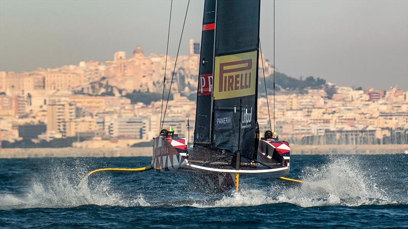 Luna Rossa Prada Pirelli -  LEQ12 - February 12, 2023 - Cagliari photo copyright Ivo Rovira / America'sCup taken at Circolo della Vela Sicilia and featuring the AC40 class