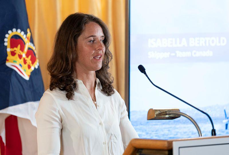 Isabella Bertold will skipper Team Canada's entry in the Women's America's Cup - photo © Richard Lam