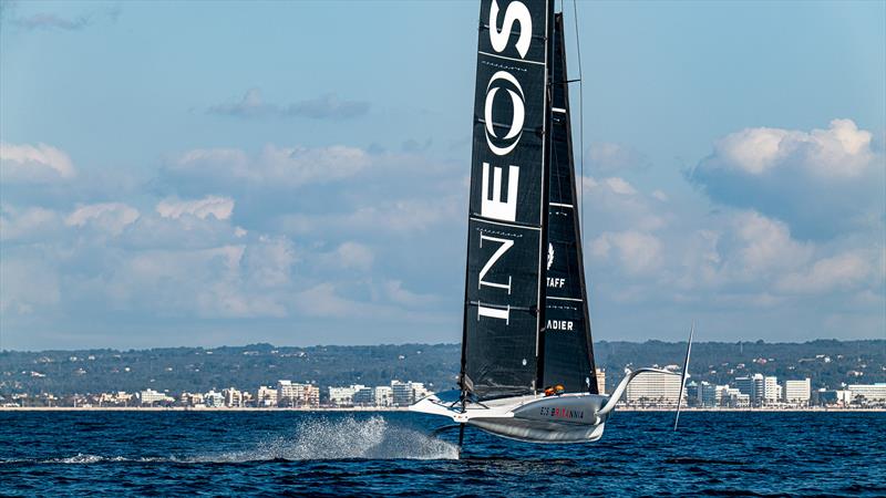 INEOS Britannia - AC40 - Day 4 -  Day 28, February 15, 2023 - photo © Ugo Fonolla / America's Cup