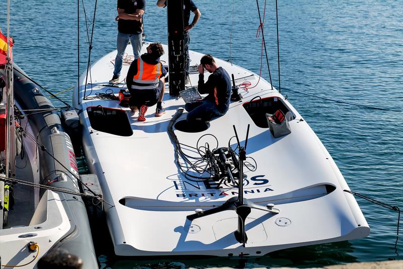 INEOS Britannia - AC40 - Day  -  Day 28, February 17, 2023 photo copyright Ugo Fonolla / America's Cup taken at Royal Yacht Squadron and featuring the AC40 class