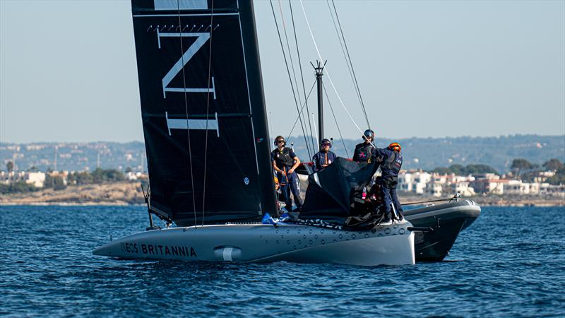 INEOS Britannia - AC40 - Day 5 - February 20, 2023 - photo © Ugo Fonolla / America's Cup