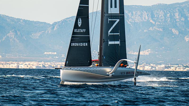 INEOS Britannia - AC40 - Day 5 -  February 20, 2023 photo copyright Ugo Fonolla / America's Cup taken at Royal Yacht Squadron and featuring the AC40 class