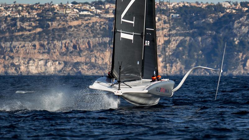 INEOS Britannia - AC40 - Day 5 - February 20, 2023 - photo © Ugo Fonolla / America's Cup