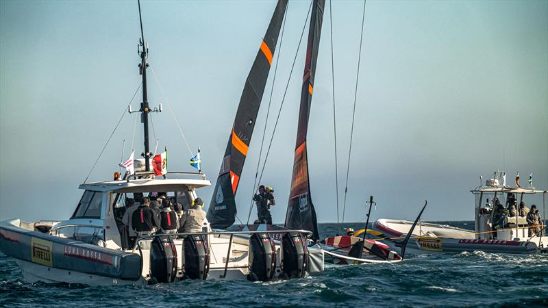 Luna Rossa Prada Pirelli -  LEQ12 - Day 33 - February 23, 2023 - Cagliari photo copyright Ivo Rovira / America'sCup taken at Circolo della Vela Sicilia and featuring the AC40 class