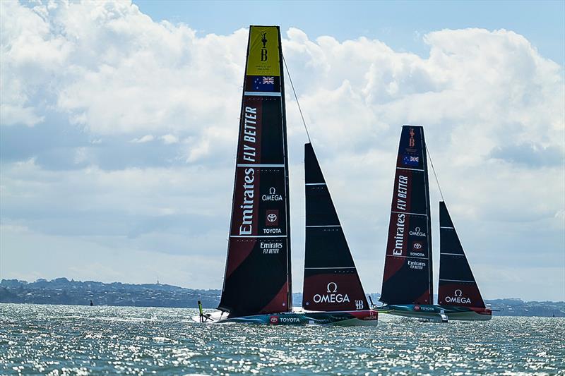 Emirates Team New Zealand - LEQ12 - Day 18 - February 23, 2023 - Waitemata Harbour, Auckland NZ - photo © Adam Mustill / America's Cup