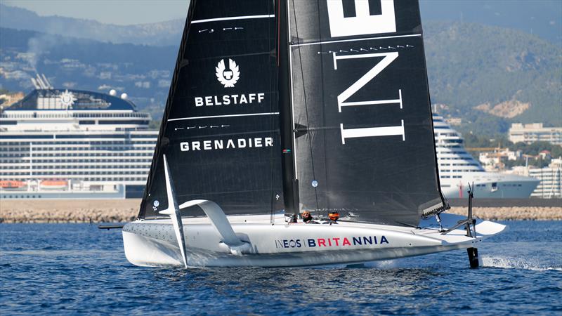 Athena AC40-2 - INEOS Britannia - AC40 - Day 4 -  February 17, 2023 photo copyright Ugo Fonolla / America's Cup taken at Royal Yacht Squadron and featuring the AC40 class