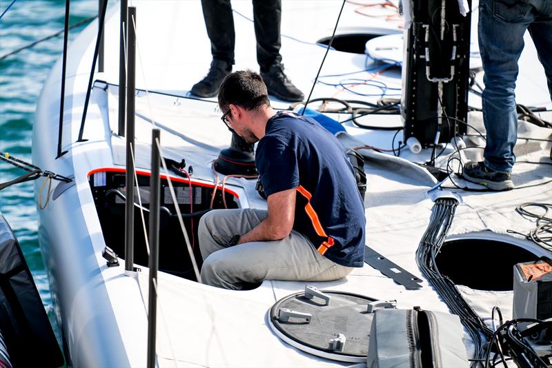 Athena - AC40-2 - INEOS Britannia - AC40 - Day 2 -  February 15, 2023 - photo © Ugo Fonolla / America's Cup