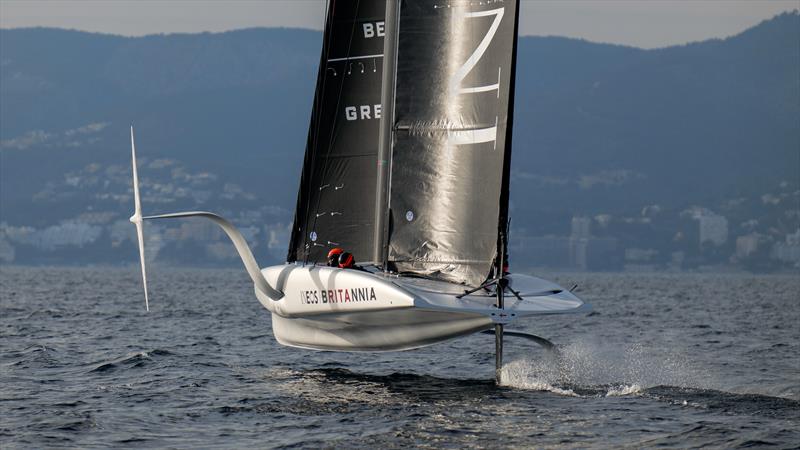 Athena - AC40-2 - INEOS Britannia - AC40 - Day 2 -  February 15, 2023 - photo © Ugo Fonolla / America's Cup