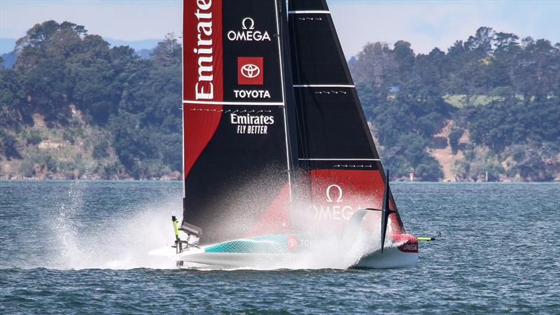 Emirates Team New Zealand  -  LEQ12 - Day 22 - February 28, 2023 - Waitemata Harbour, Auckland NZ - photo © Richard Gladwell - Sail-World.com/nz