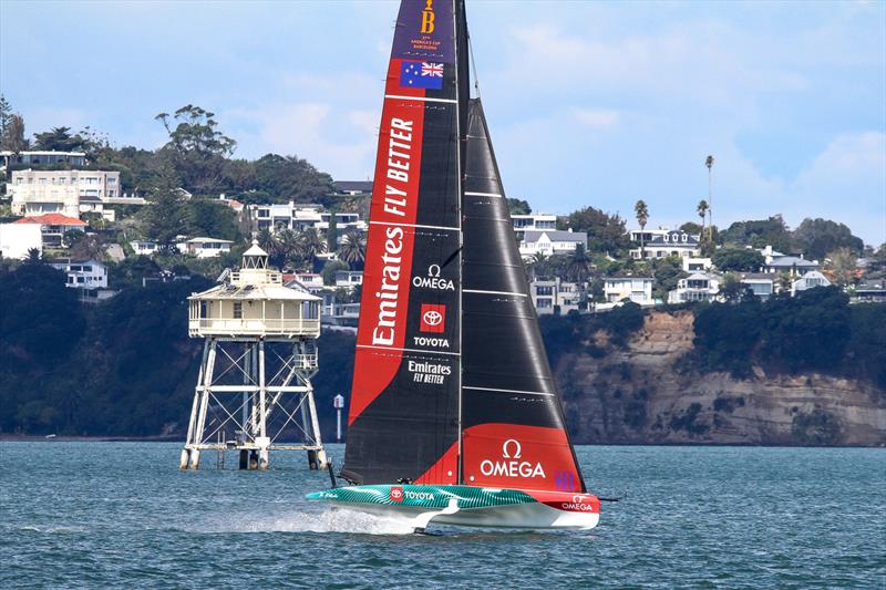 Emirates Team New Zealand  -  AC40 - Day 22 - February 28, 2023 - Waitemata Harbour, Auckland NZ - photo © Richard Gladwell - Sail-World.com/nz