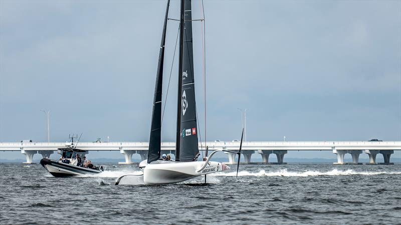 American Magic - AC40 - Day 9 - March 1, 2023 - photo © Paul Todd/America's Cup