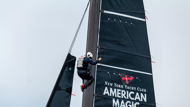  American Magic - AC40 - Day 9 -  March 1, 2023 photo copyright Paul Todd/America's Cup taken at New York Yacht Club and featuring the AC40 class