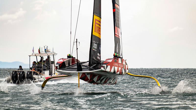 Luna Rossa Prada Pirelli -  LEQ12 - Day 36 - March 2, 2023 - Cagliari photo copyright Ivo Rovira / America's Cup taken at Circolo della Vela Sicilia and featuring the AC40 class