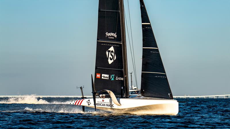  American Magic - AC40 - Day 2 -  March 4, 2023 - photo © Paul Todd/America's Cup