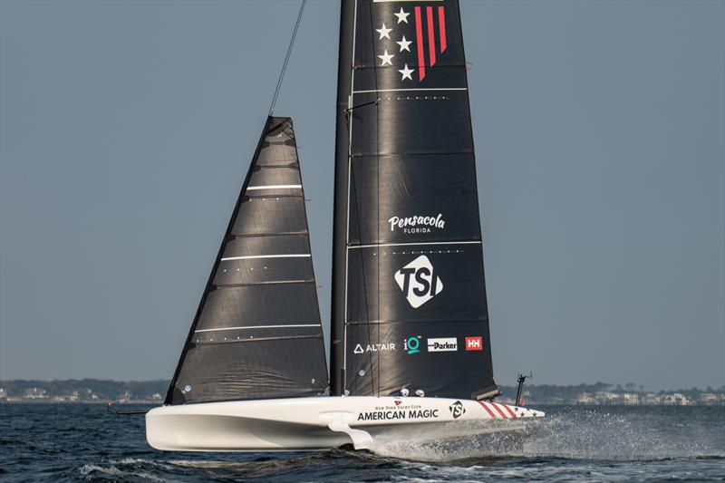  American Magic - AC40 - Day 4 -  March 8, 2023 photo copyright Paul Todd/America's Cup taken at New York Yacht Club and featuring the AC40 class