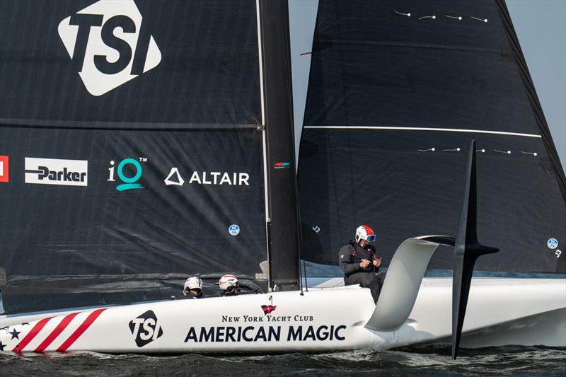  American Magic - AC40 - Day 4 -  March 8, 2023 photo copyright Paul Todd/America's Cup taken at New York Yacht Club and featuring the AC40 class