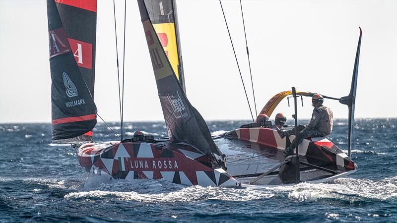 Luna Rossa Prada Pirelli -  LEQ12 - Day 38 - March 9, 2023 - Cagliari photo copyright Ivo Rovira / America's Cup taken at Circolo della Vela Sicilia and featuring the AC40 class